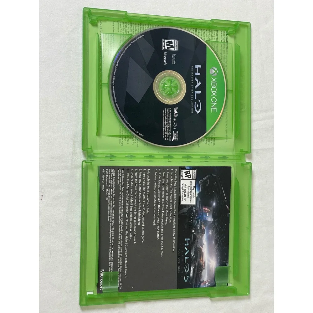 Microsoft Halo The Master Chief Collection Xbox One OS Green Excellent Shooter